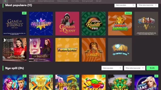 Games 10Bet Casino Casino Topplisten