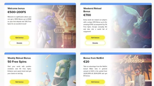 kampanjer hos lightcasino