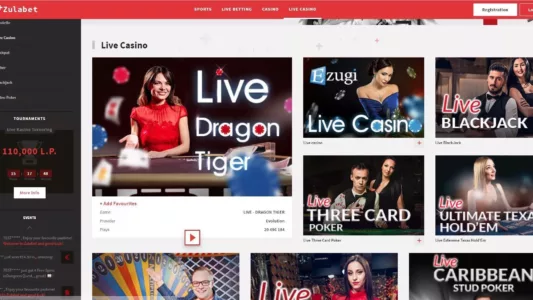 live casino hos zulabet