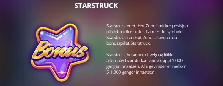 funksjoner i starstruck fra nolimit city