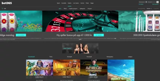 bet365 casino omtale