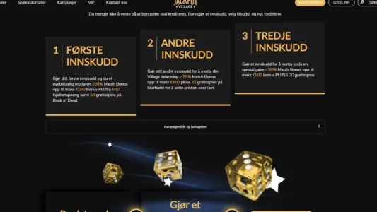 jackpotvillage casino kampanjer