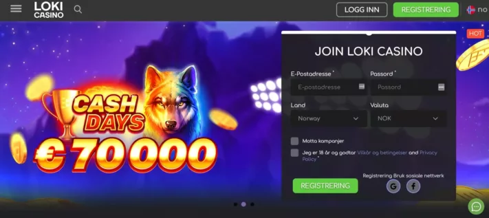 loki casino omtale norge