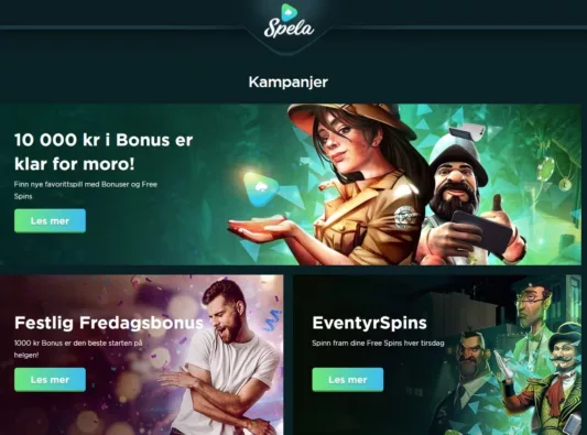 spela casino kampanjer