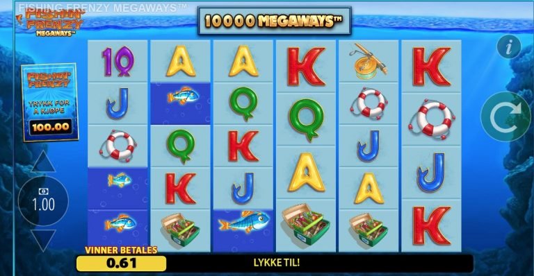 Fishin’ Frenzy Megaways casinotopplisten