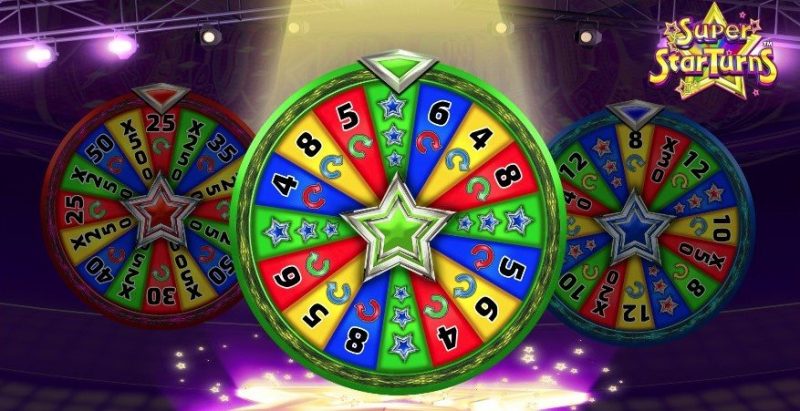 super star turns lykkehjul