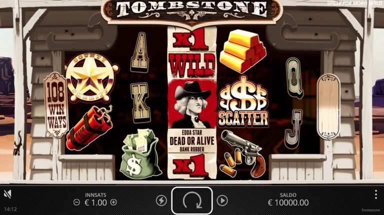 Tombstone casinotopplisten