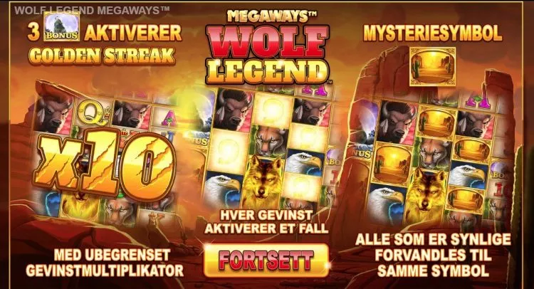 wolf legend megaways