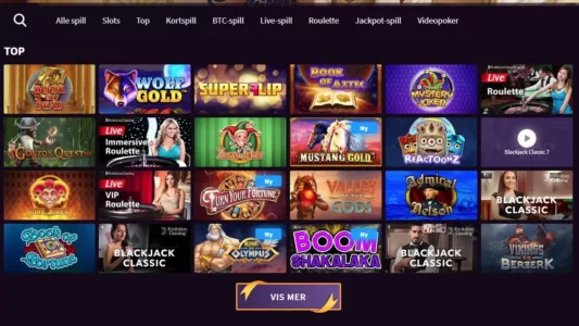 wildblaster casino utvalg av spill