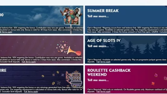 kampanjer hos dazzle casino