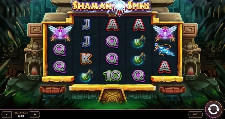Shaman Spins casinotopplisten
