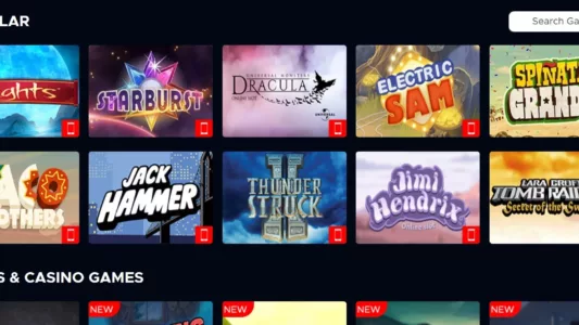 spillutvalg hos bluefox casino