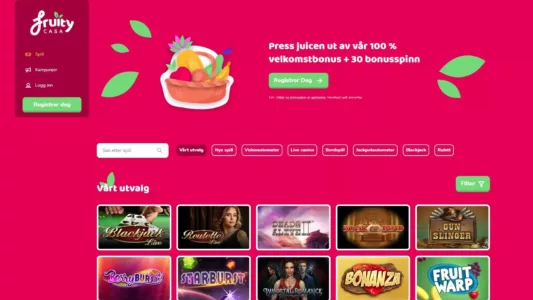 fruity casa omtale casinotopplisten