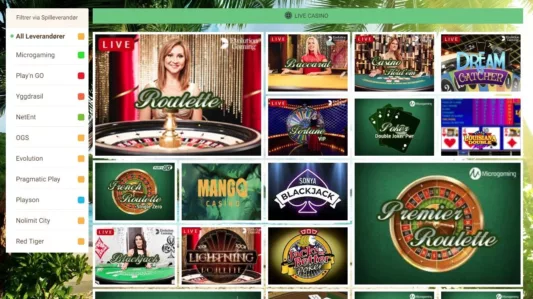 mangocasino live casino