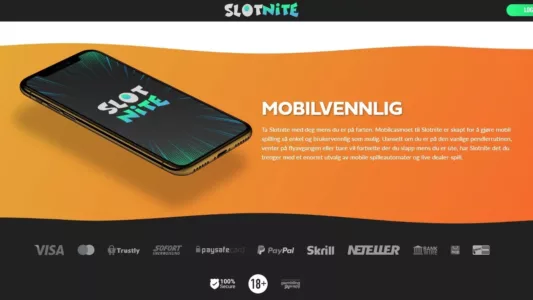 slotnite casino mobilcasino og raske betalinger