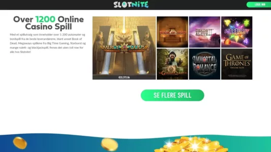 slotnite casino spillutvalg