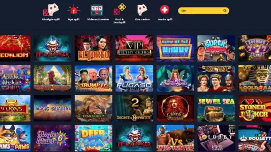 spillutvalg hos spinup casino