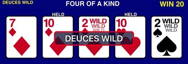 deuces wild videopoker
