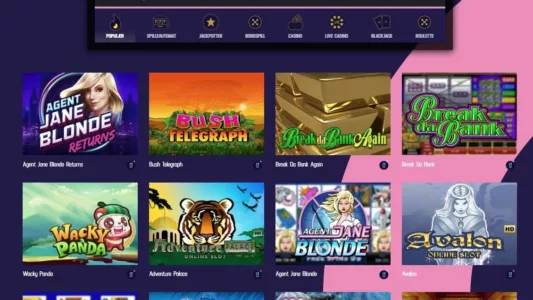 gambola casino spillutvalg