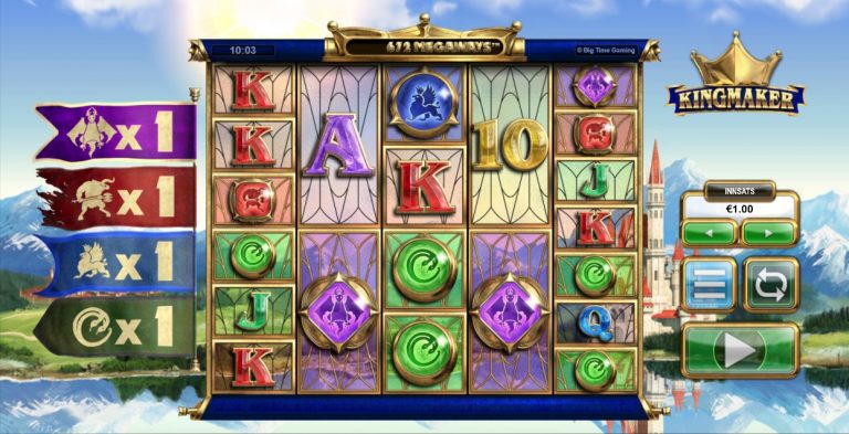 Kingmaker Megaways casinotopplisten
