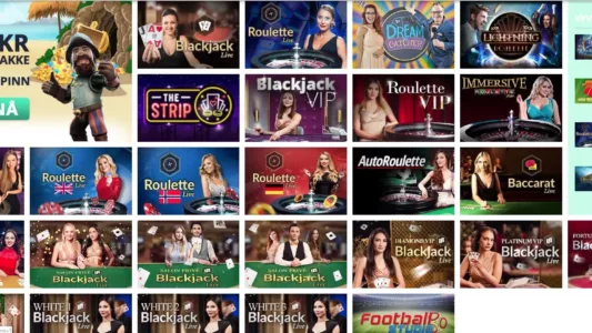 live casinoet hos slotanza casino