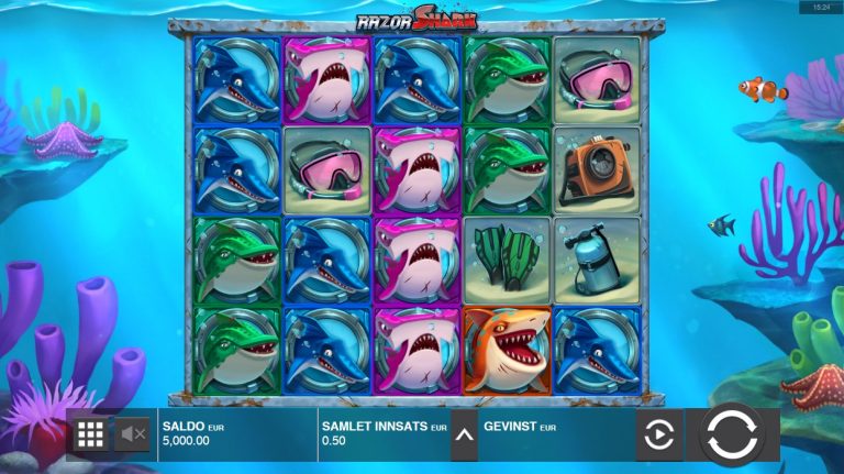 Razor Shark casinotopplisten