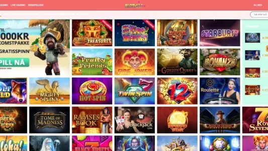 spillutvalget hos slotanza casino er bra