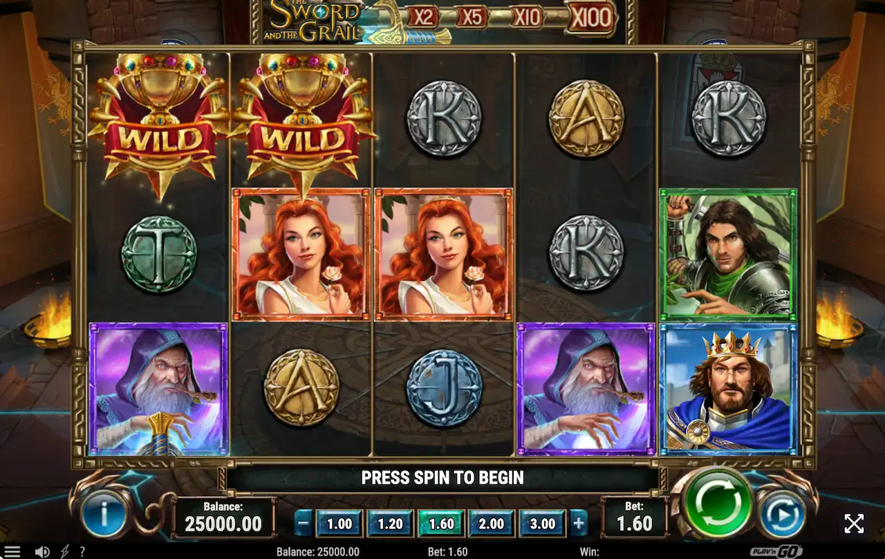 the sword and the grail slot