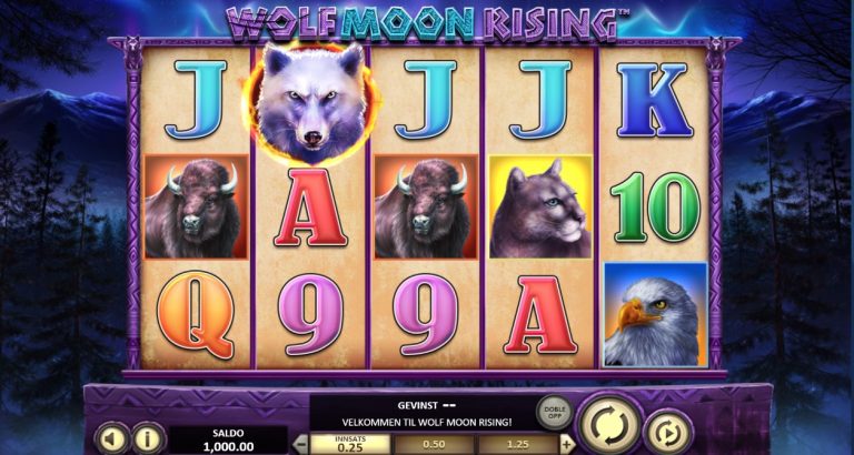 Wolf Moon Rising casinotopplisten