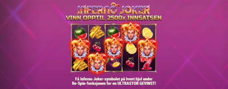 funksjoner i inferno joker spilleautomat