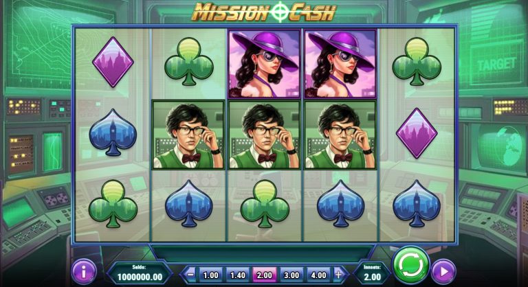 Mission Cash casinotopplisten