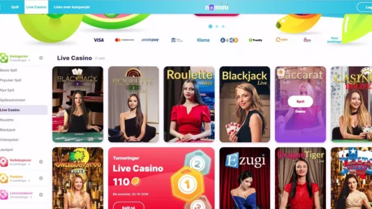 nomini casino frukter og live