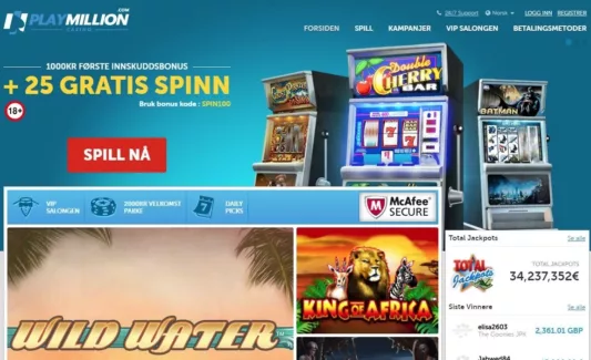 playmillion casino omtale