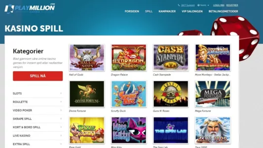 playmillion casino spillutvalg