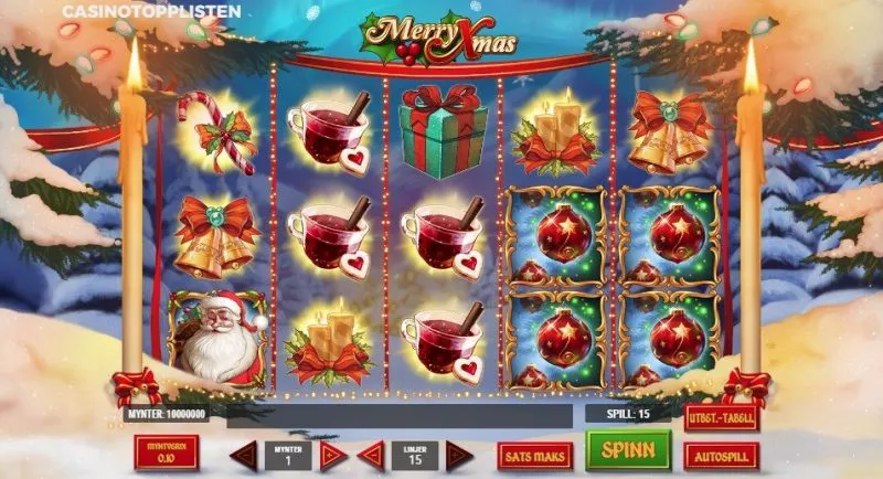 merry xmas spilleautomat
