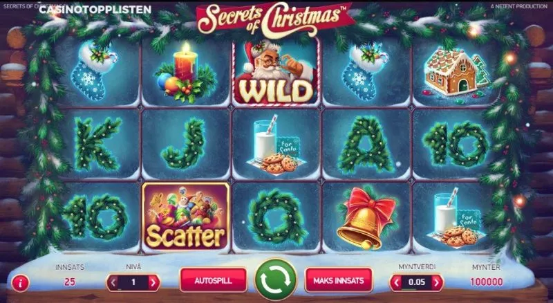 secrets of christmas spilleautomat