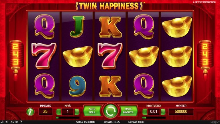 Twin Happiness casinotopplisten