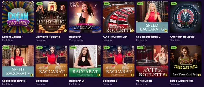 live casino spill hos bao casino