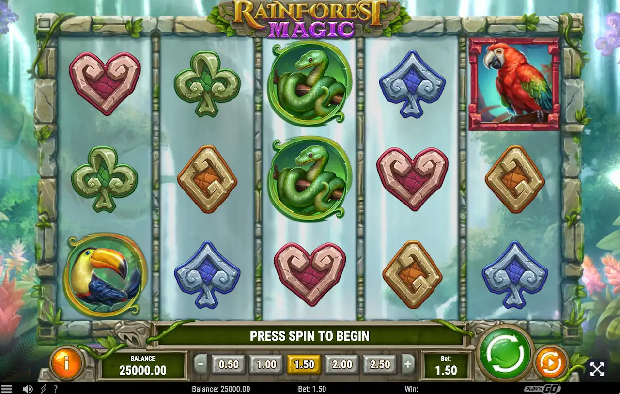Rainforest magic slot
