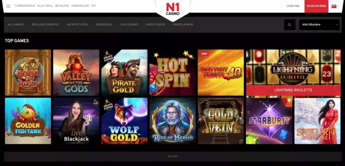 spillutvalg hos n1 casino