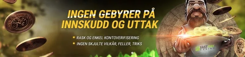 uttak og innskudd hos fastpay casino