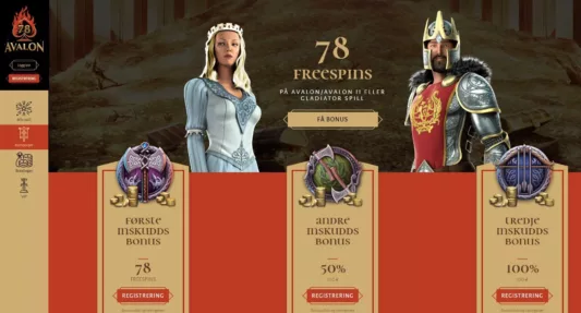 avalon 78 casino kampanjer og bonuser
