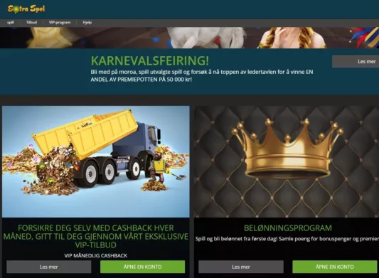 kampanjer hos extraspel casino