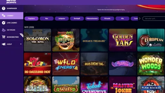 wild jackpots casino spillutvalg