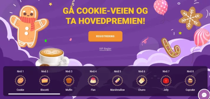 cookie casino vip program