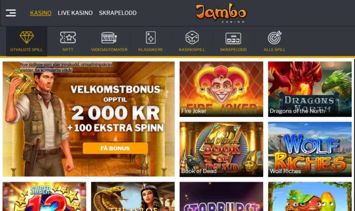 jambo casino spillutvalg