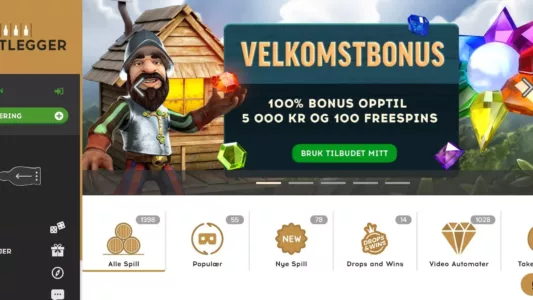 bootlegger casino omtale