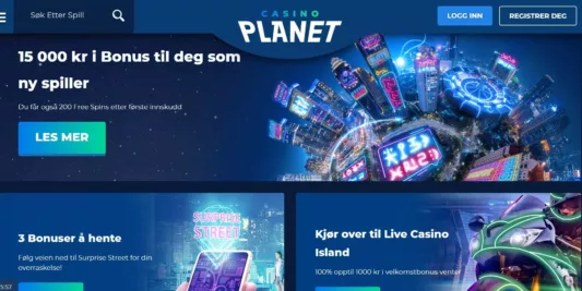 casino planet bonuser