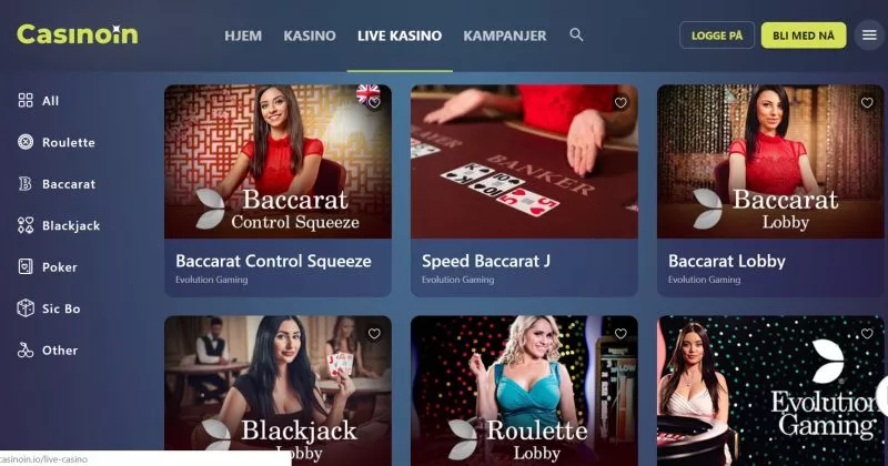 casinoin live casino