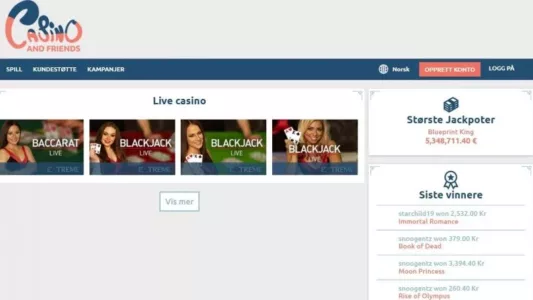 Casino and friends live casino